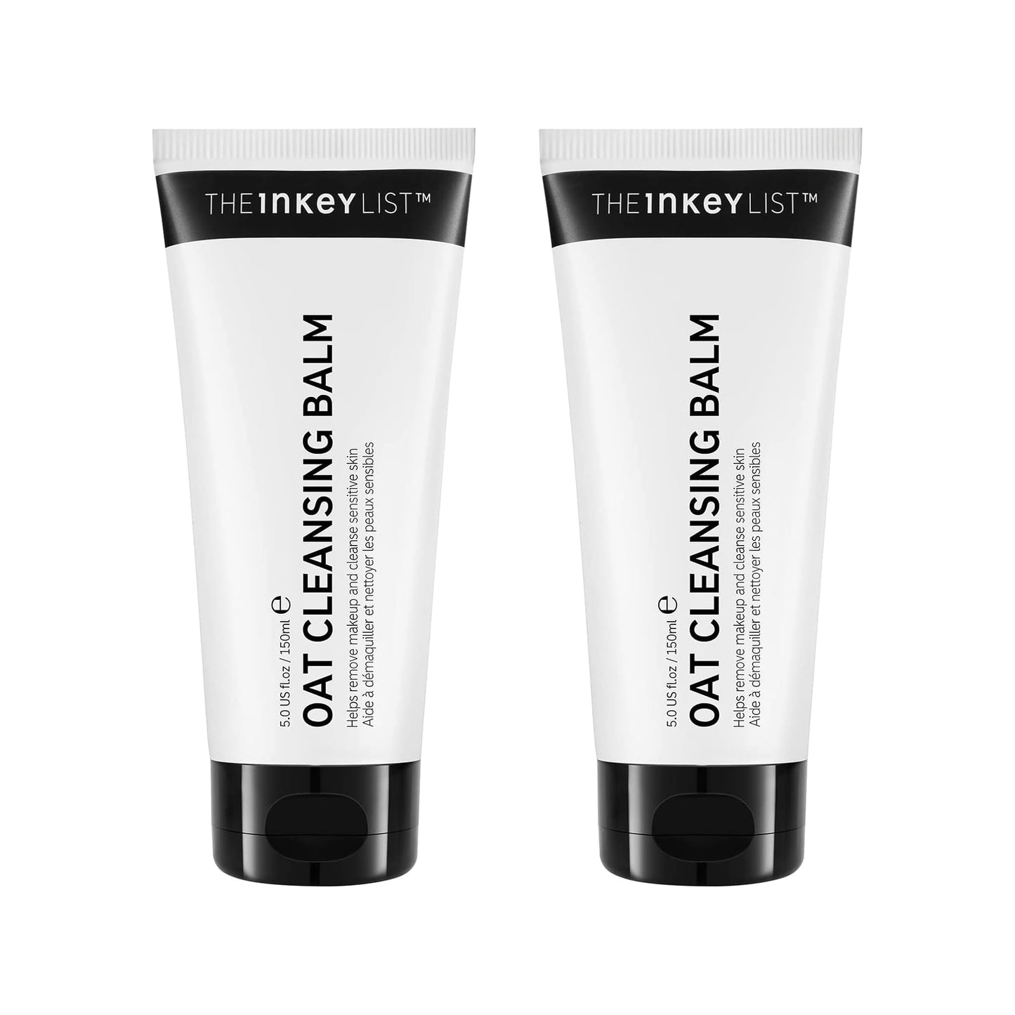 The INKEY List Oat Cleansing Balm 150ml (Pack of 2), Dissolves Makeup, Nourishing Skincare, Gentle Cleanser, Vegan Friendly, Suitable For All Skin