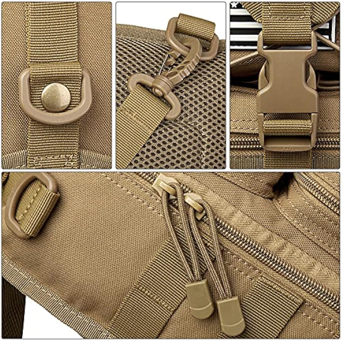 G4Free Tactical Sling Backpack Big Molle EDC Range Bag Pack Assault Military Shoulder Rucksack One Strap Daypack