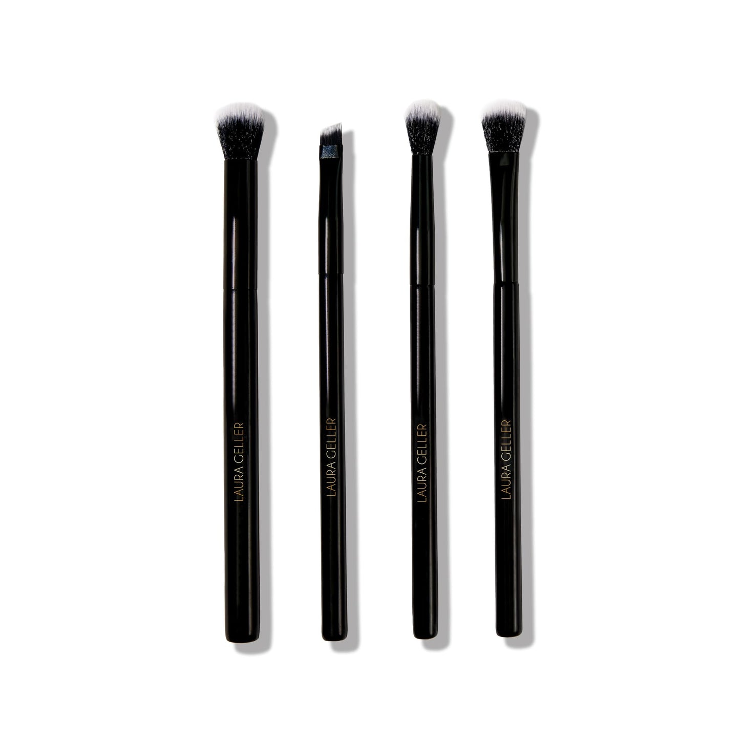 LAURA GELLER Shadow Skills 4pc Eyeshadow Professional Vegan Makeup Brush Set | Apply Eyeshadow & More