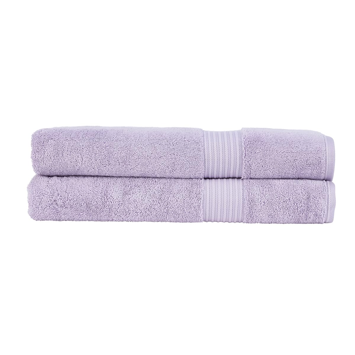 Christy Supreme Hygro 2 Bath Sheets Set | Lavender Purple | 100% Luxury Supima Cotton | Ultra Soft | Super Absorbent | 650GSM | Extra Large Bath