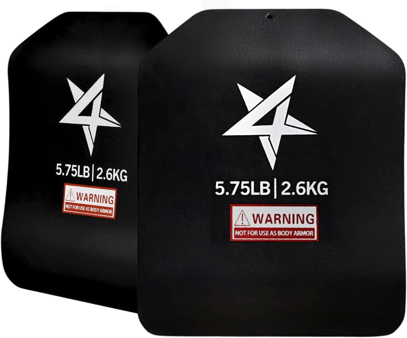 Yes4All URFN Ideal Curved Tactical Weight Vest Plates 5.75lb/ Weights Carrier Plate For Body Workout, Intensive Training, Rucking And Cardio, 2.6 kg