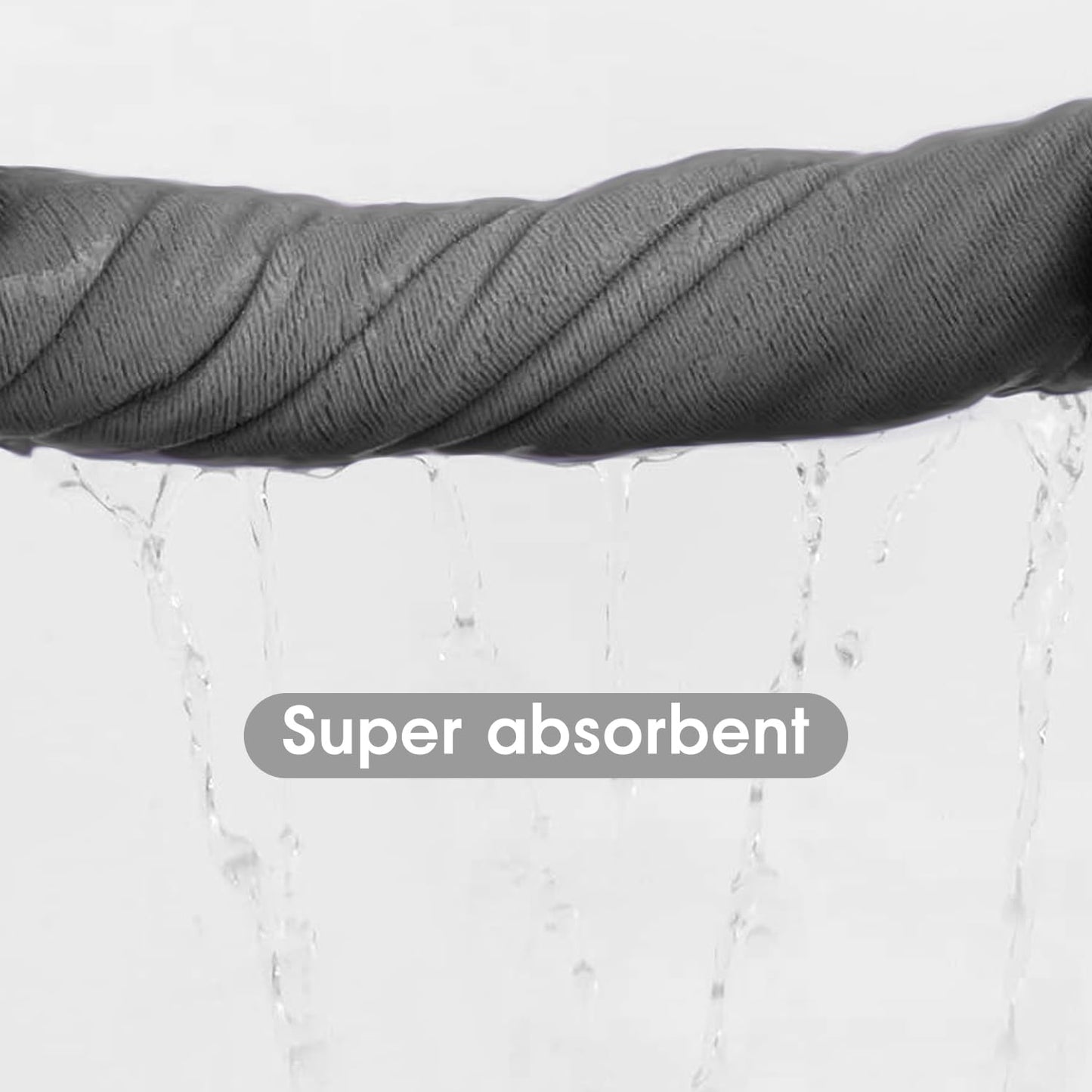JML Badetuch, Mikrofaser-Badetücher-Set, 6 Stück (76.2x152.4 cm) – große Größe, extra saugfähig, schnell trocknend