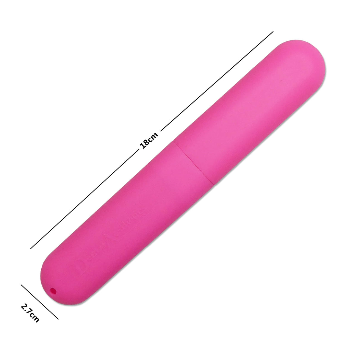 Childrens Toothbrush Case x 1 ~ Holder, Holidays, Travel Storage (Pink)