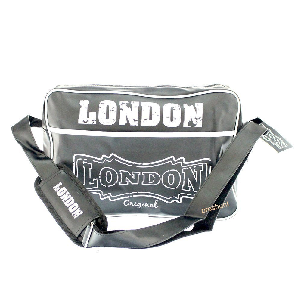London Messenger Bag - Matt Black