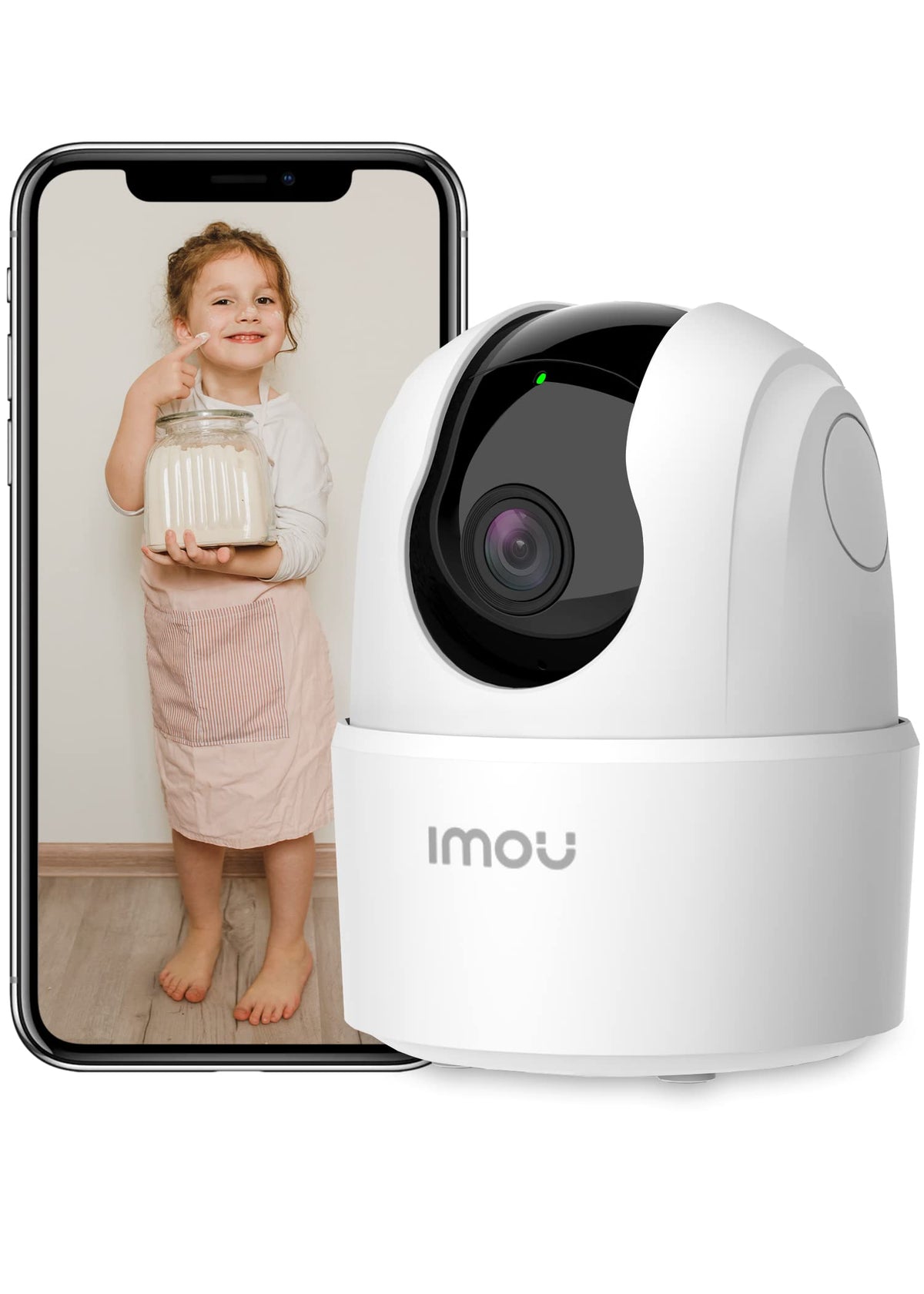 Imou 2K WiFi Security Camera Indoor Pet Dog Baby Camera with AI Human/Motion/Sound Detection, 360? Wireless IP Home Security Camera, Smart Tracking,