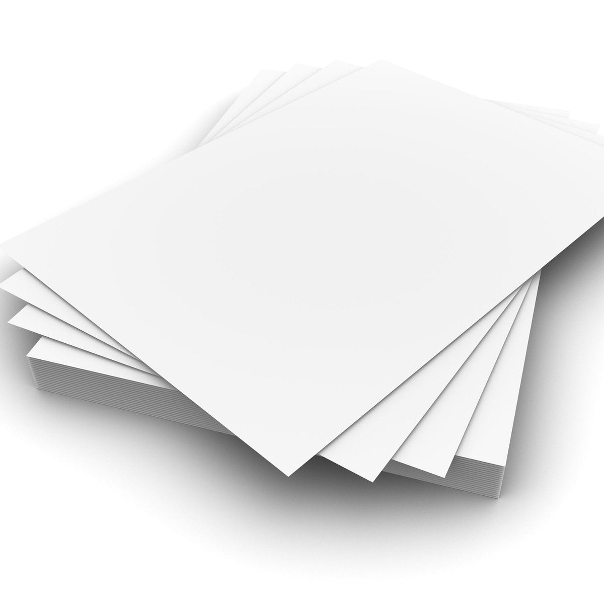 100 Sheets A4 250gsm White Card - Premium Thick Printing Paper Suitable for All Printers