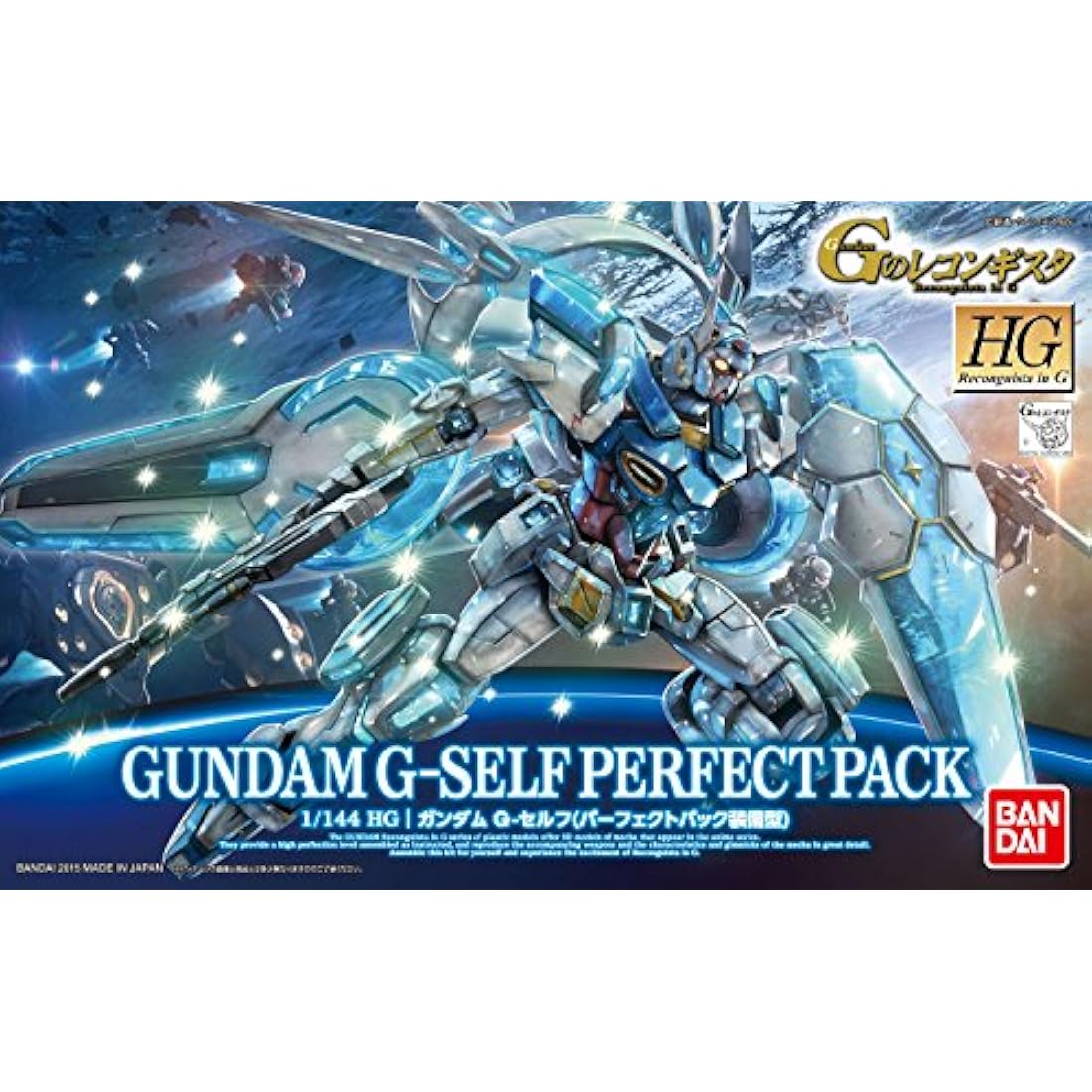 Bandai Hobby 1/144 HG G-Reco Gundam G-Self with Perfect Pack Action Figure
