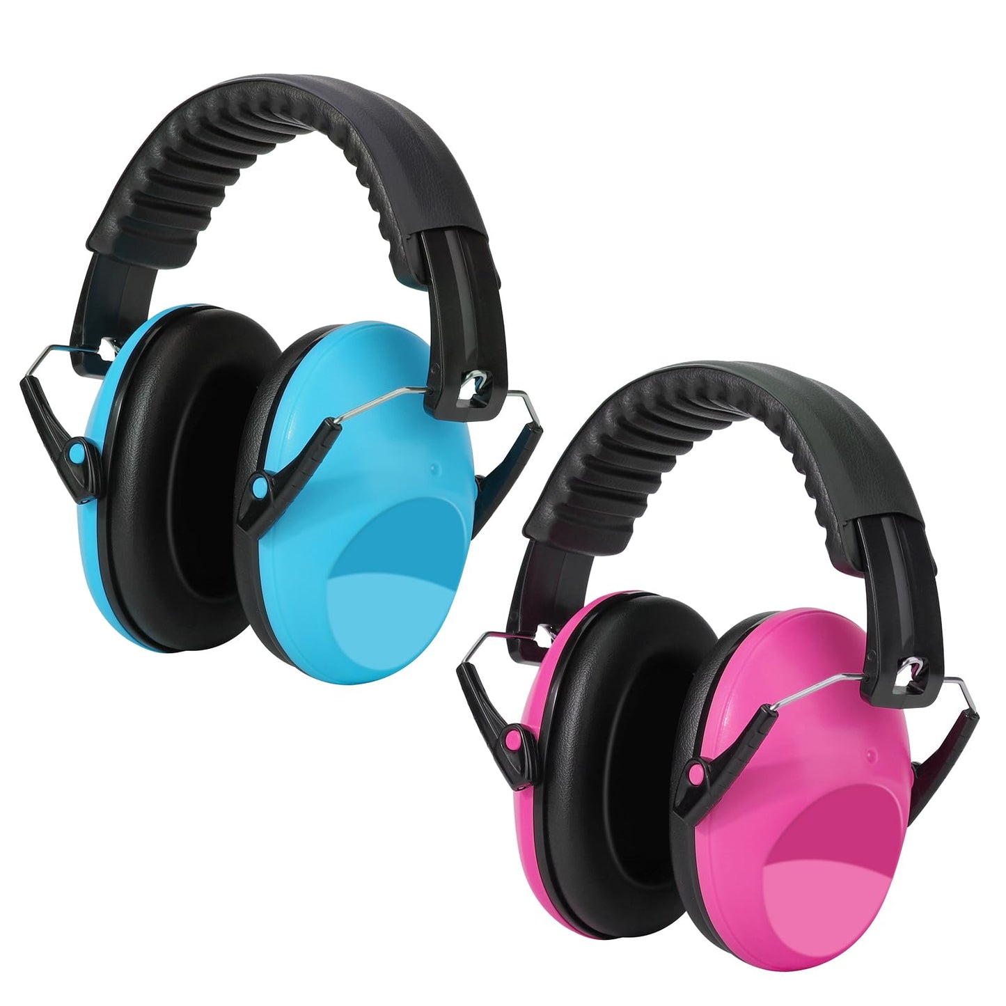 Kriogor 2 Pack Ear Defenders Kids, 26dB SNR Noise Cancelling Ear Defenders Children Ear Protection Earmuffs, Soft Ear Protectors Headphones Adjustable