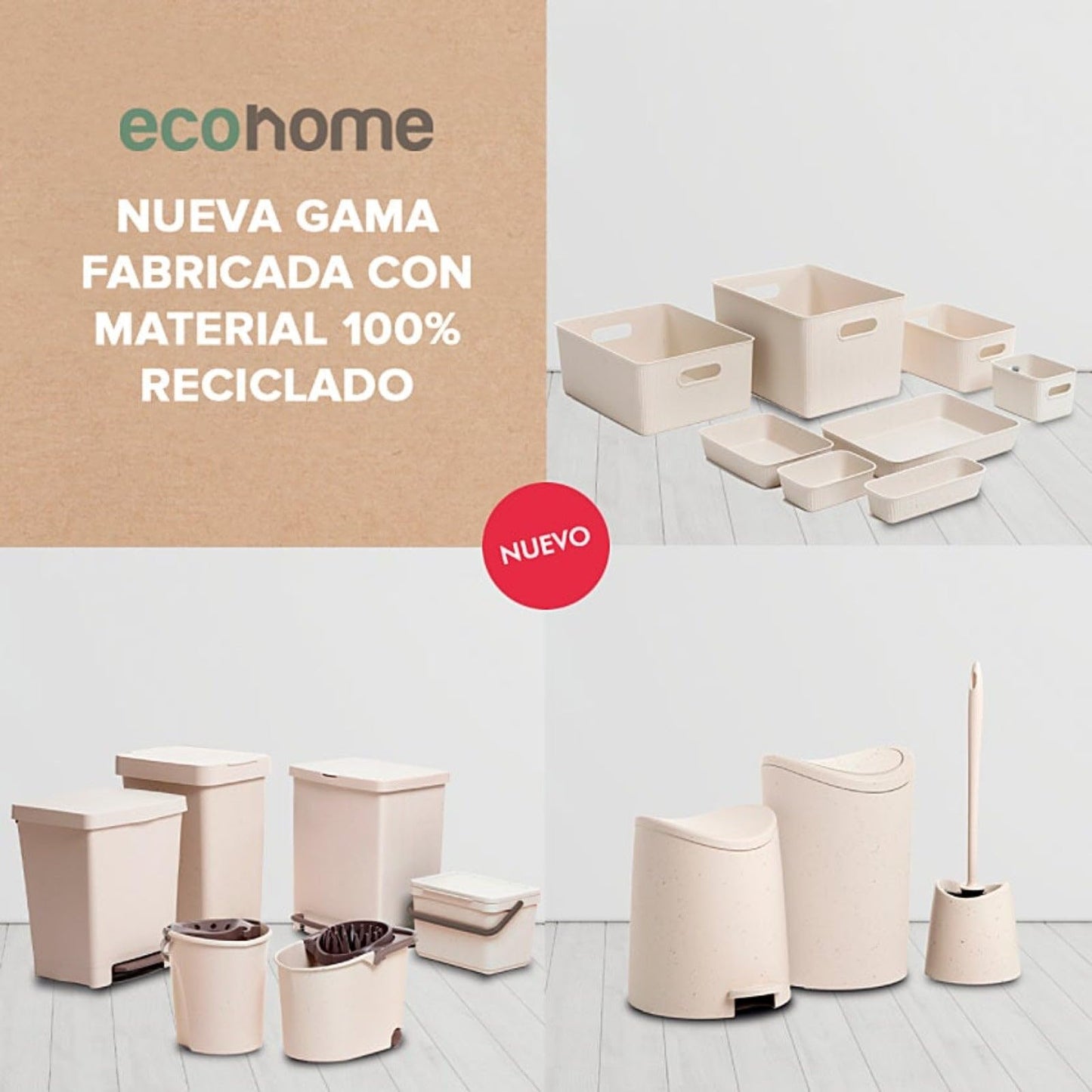 TATAY Storage Basket Ecohome BPA-Free Compact Versatile Design