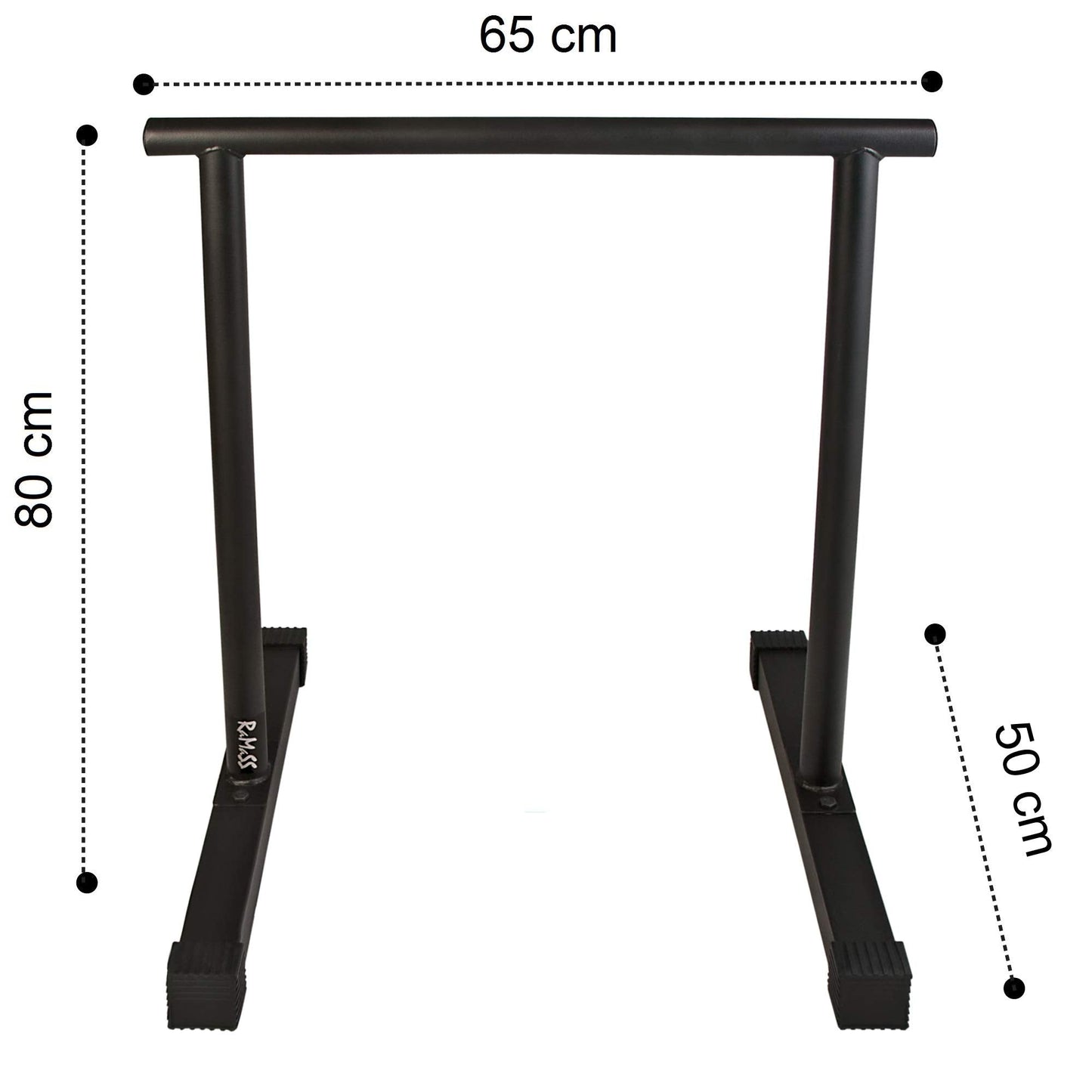 RAMASS Fitness Dip Bars, Tall Parallettes, Dip Station for Strength Training, Calisthenics, Home Gym
