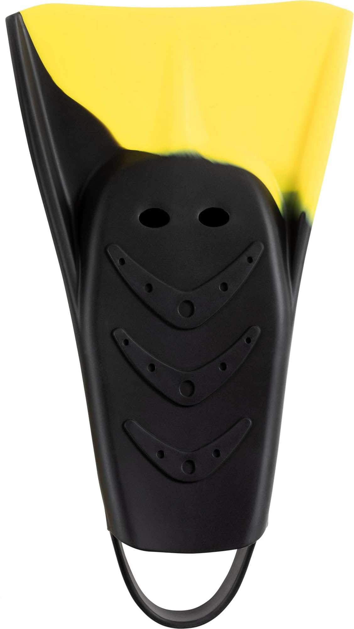 CRESSI Adult Swim Fins - Flexible Silicone for Comfortable and Durable Use, Black/Yellow, 35/38 - Pura: Designed in Italy