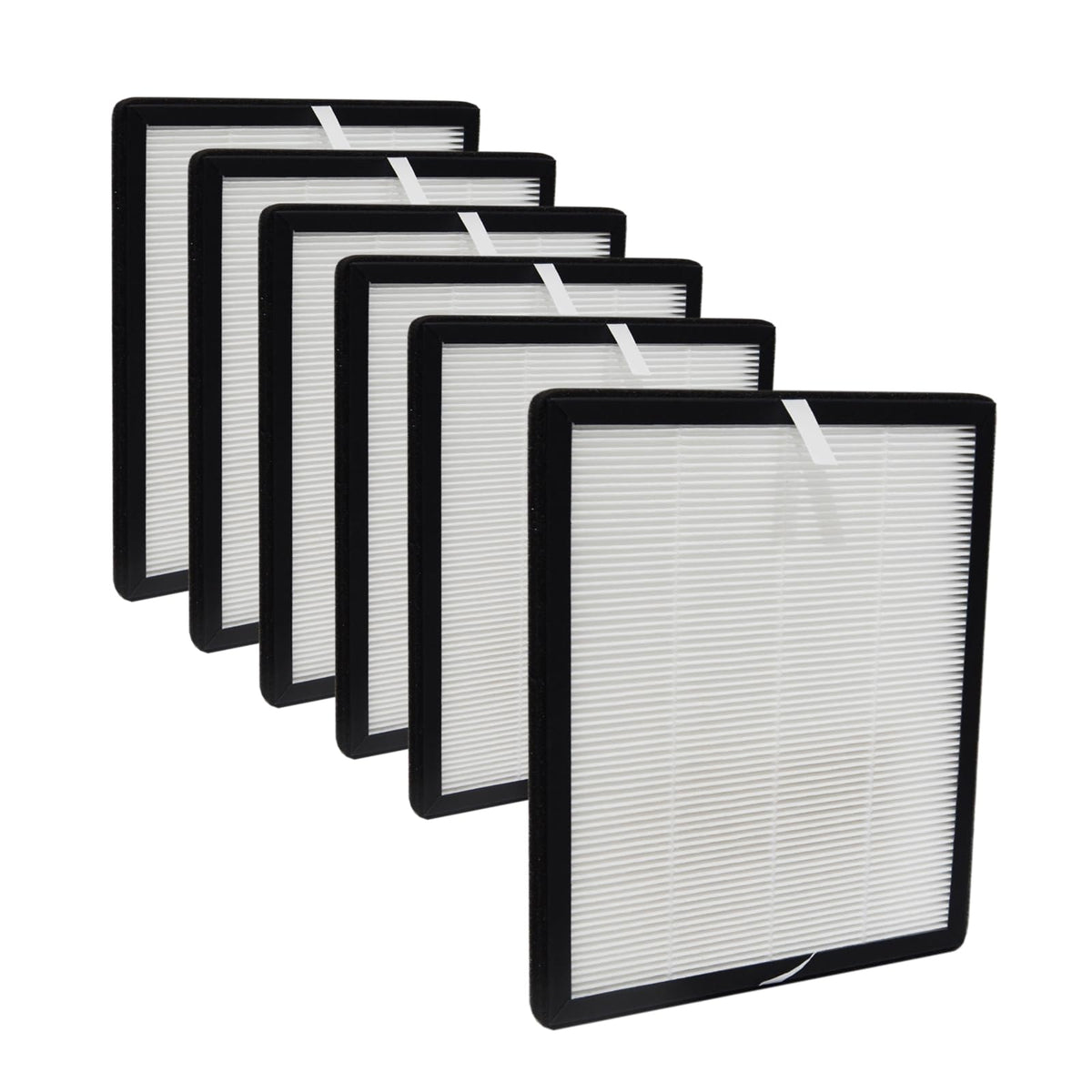PUREBURG 6-Pack Replacement Filter Compatible with MeacoDry Arete One 18L,20L & 25L Dehumidifier Air Purifier 2-in-1, 26 x 22 cm