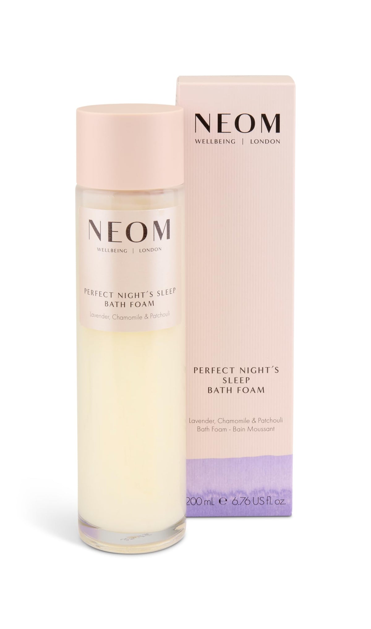 NEOM- Perfect Night's Sleep Bath Foam 200ml | Lavender, Chamomile& Patchouli