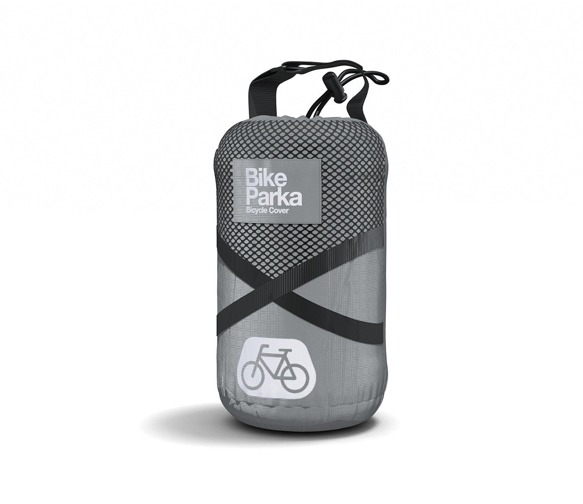 BikeParka URBAN Waterproof Bicycle Cover - PAVEMENT Grey