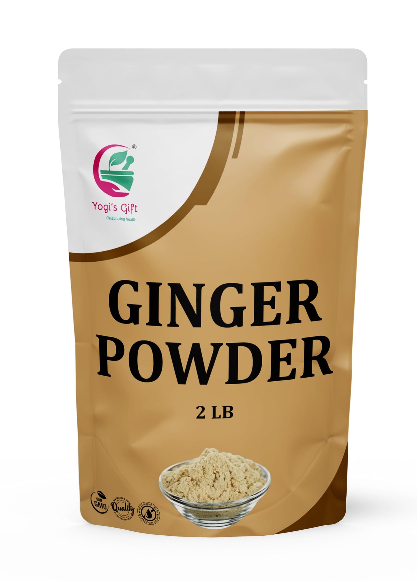 Ginger Powder 908 grams (2 LB) | As Spicy as Fresh Ginger | Flavourful Powdered |100% Pure and Premium | Great for Baking and Tea | By Yogi?s Gift?