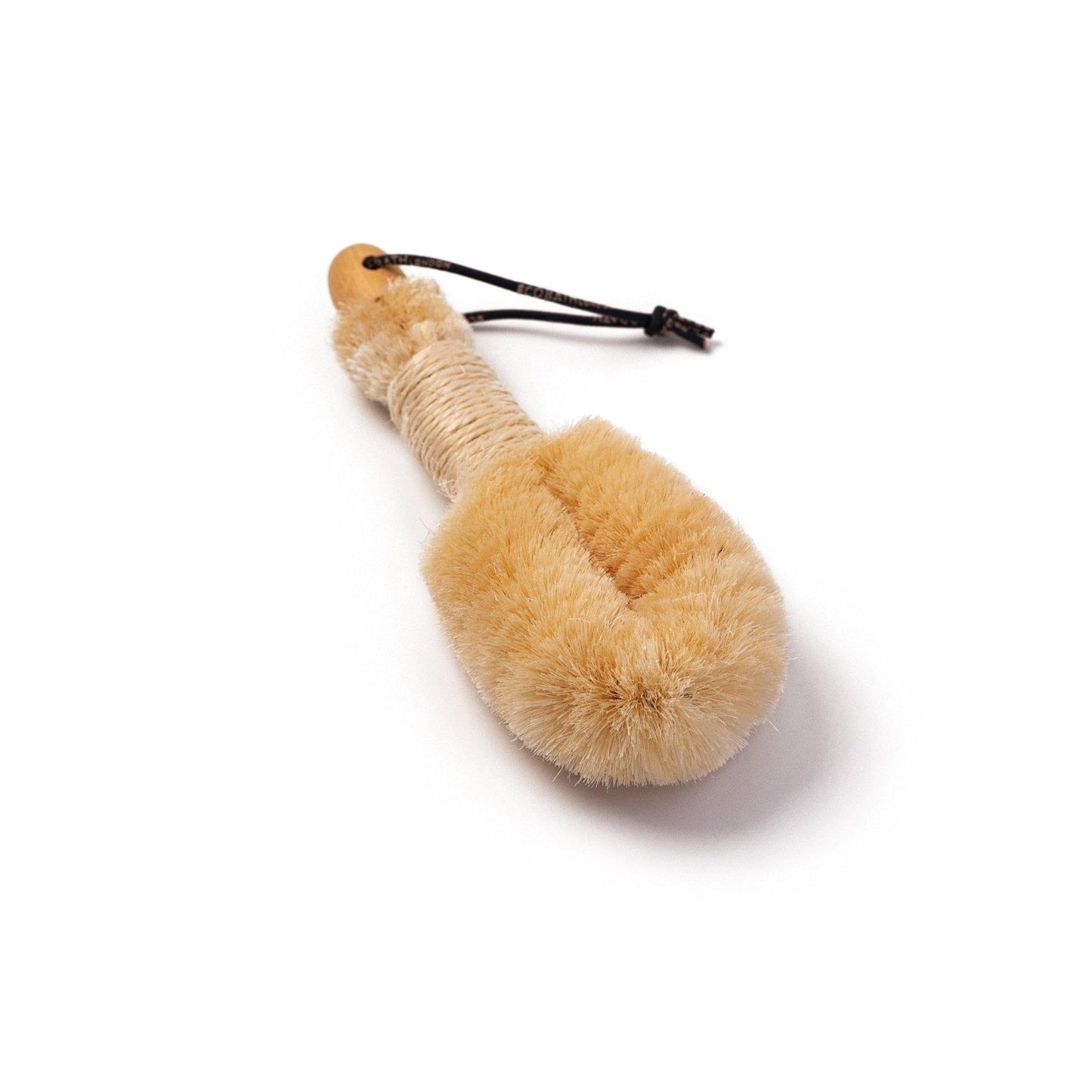 Eco Bath London Natural Sisal Japanese Spa Brush - Body Back Scrubber and Dry Brushing Body Brush for Deep Exfoliation and Smooth Skin, Firm Bristles