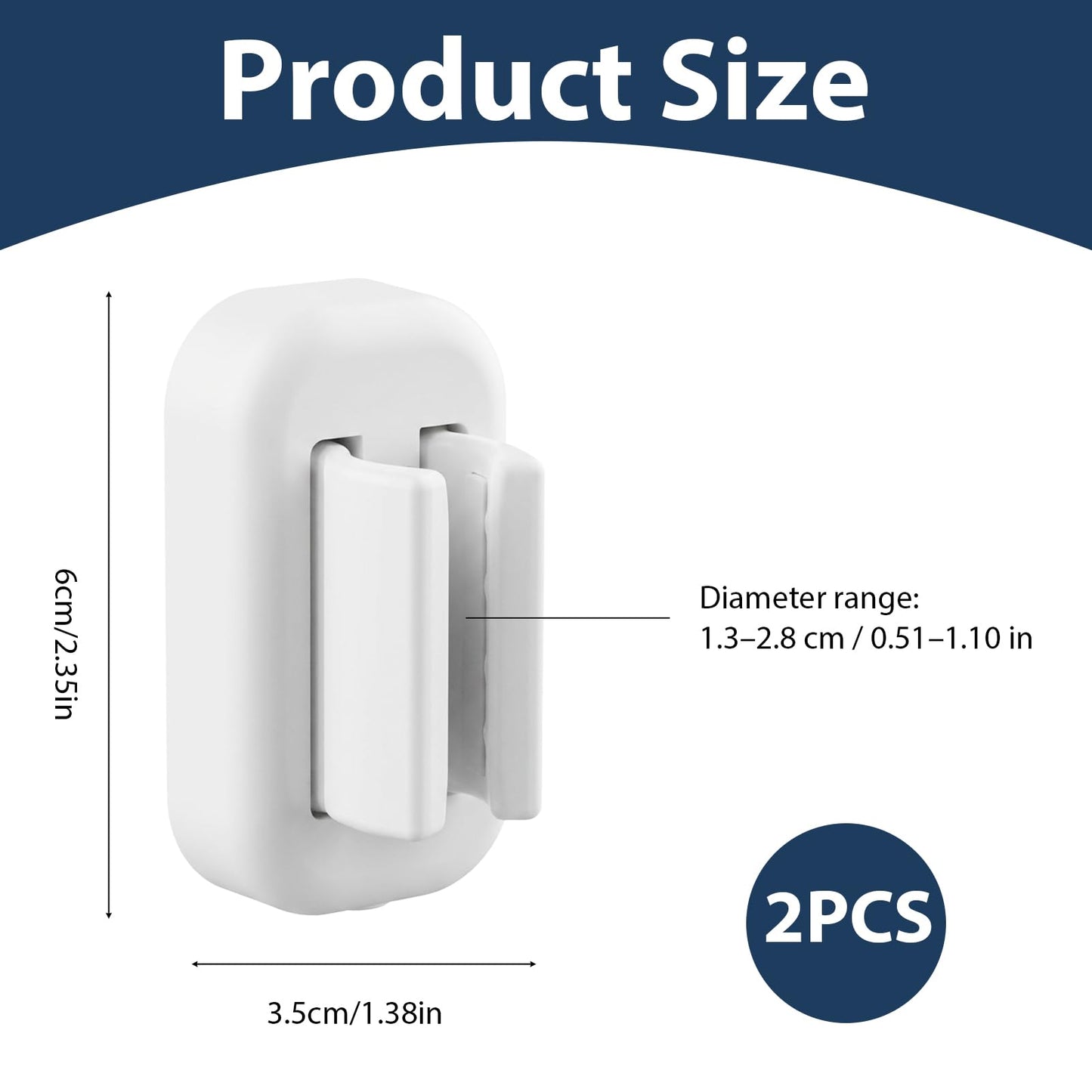 2PCS Toothbrush Holder Wall Mounted, Electric Tooth Brush Holders for Bathroom, Premium Adhesive, Strong and Secure