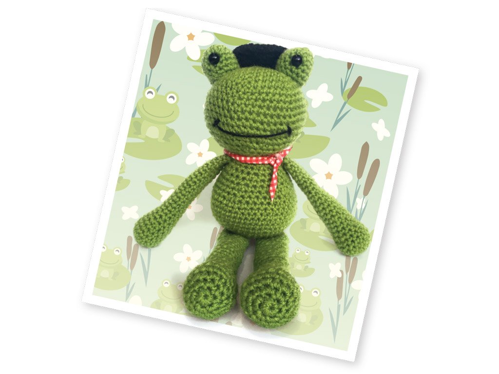 The Crafty Kit Co. Crochet Kit-Frankie Frog