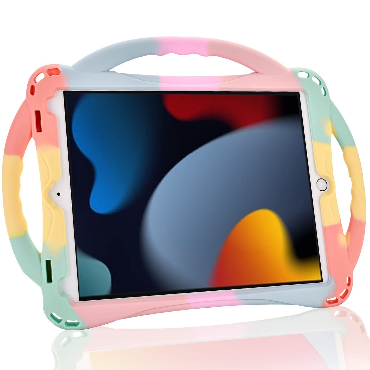 TOPESCT Kids Case for iPad 10.2 9th Gen (2021)/8th Gen (2020)/7th Gen (2019), TopEsct Shockproof Handle Stand Case Compatible with iPad 7th/8th/9th