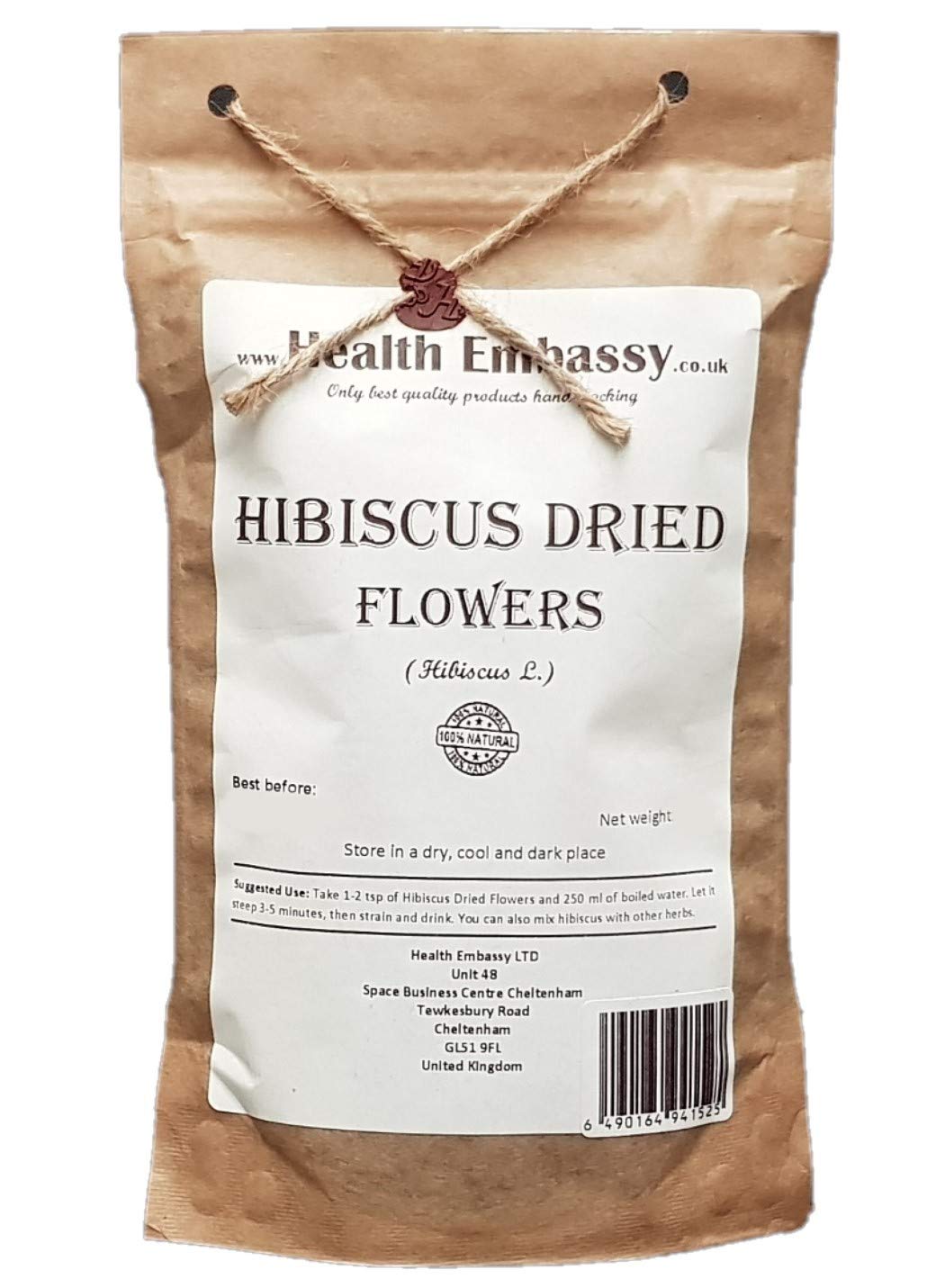 Health Embassy Hibiscus Dried Flowers Tea, 100g