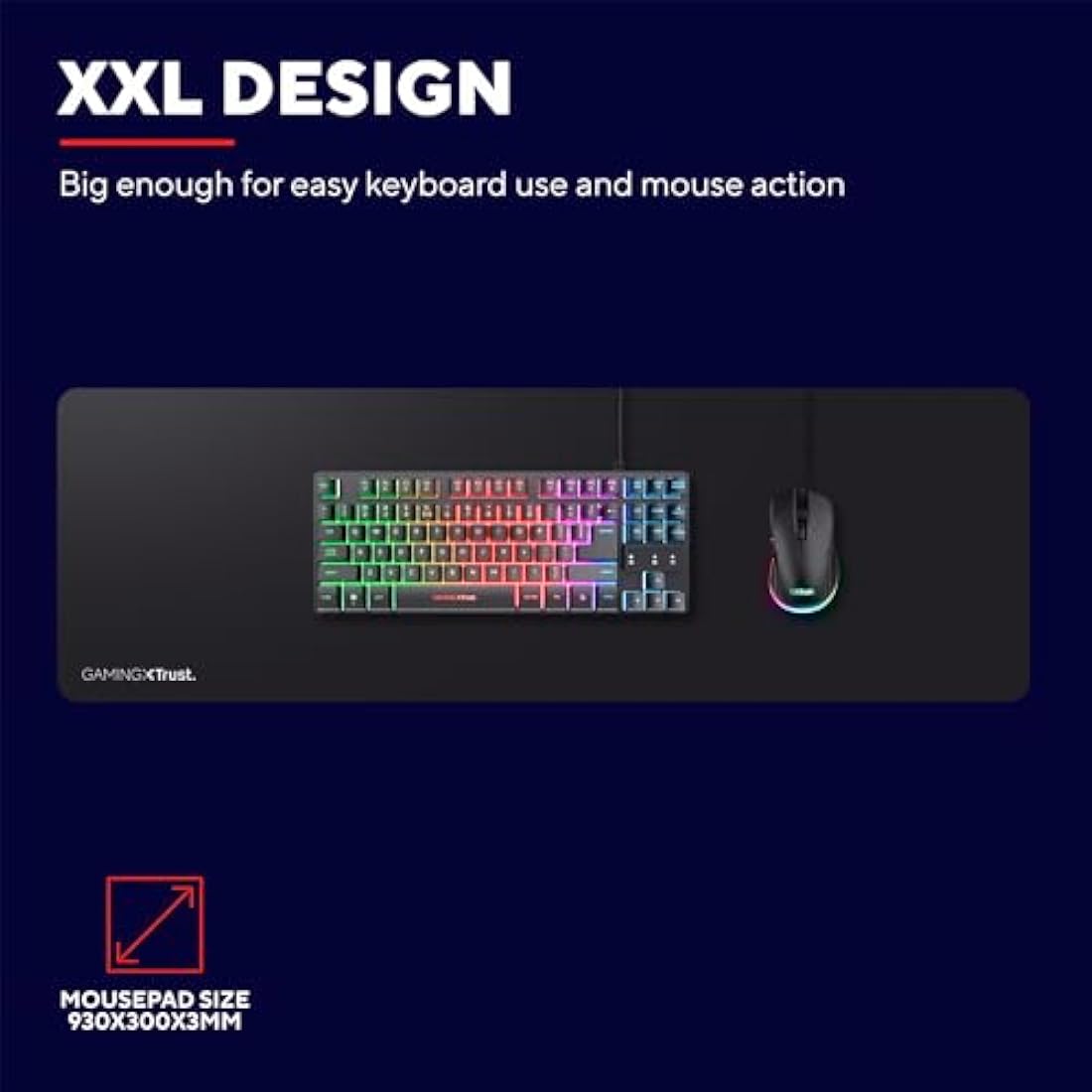 Trust Gaming GXT 758 Gaming Mousepad, XXL size
