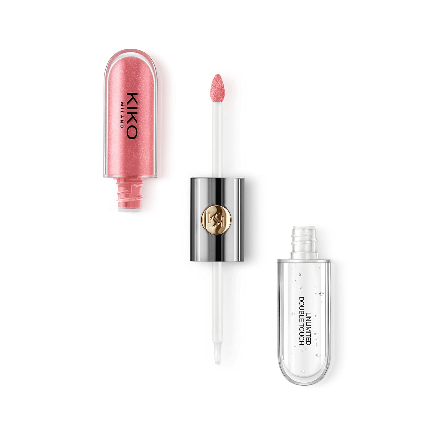 KIKO Milano Unlimited Double Touch 112, Liquid Lipstick With A Bright Finish In A Two-Step Application. Lasts Up To 12 Hours. No-Transfer Base Colour