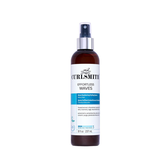 CURLSMITH - Effortless Waves Styling Spray, Lightweight and Moisturising, Reduce Frizz, Natural Look, For Wavy and Curly Hair, Vegan (237ml)