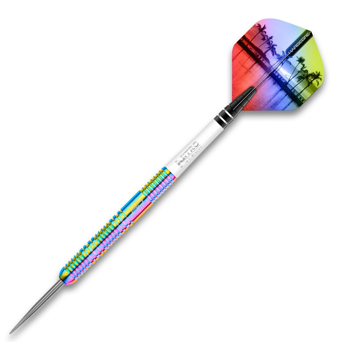 RED DRAGON Miami 24 Gram Professional Tungsten Darts Set with Flights and Stems