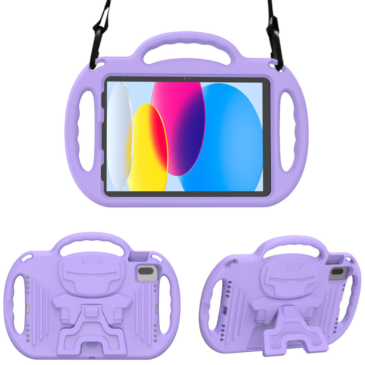 Surom Kids Case for New iPad A16 11th Generation 11-inch 2025/10th Gen 2022 & Air 11" (M3/M2) 2025/2024 & Air 5th/4th Gen & Pro 11, Shockproof Case