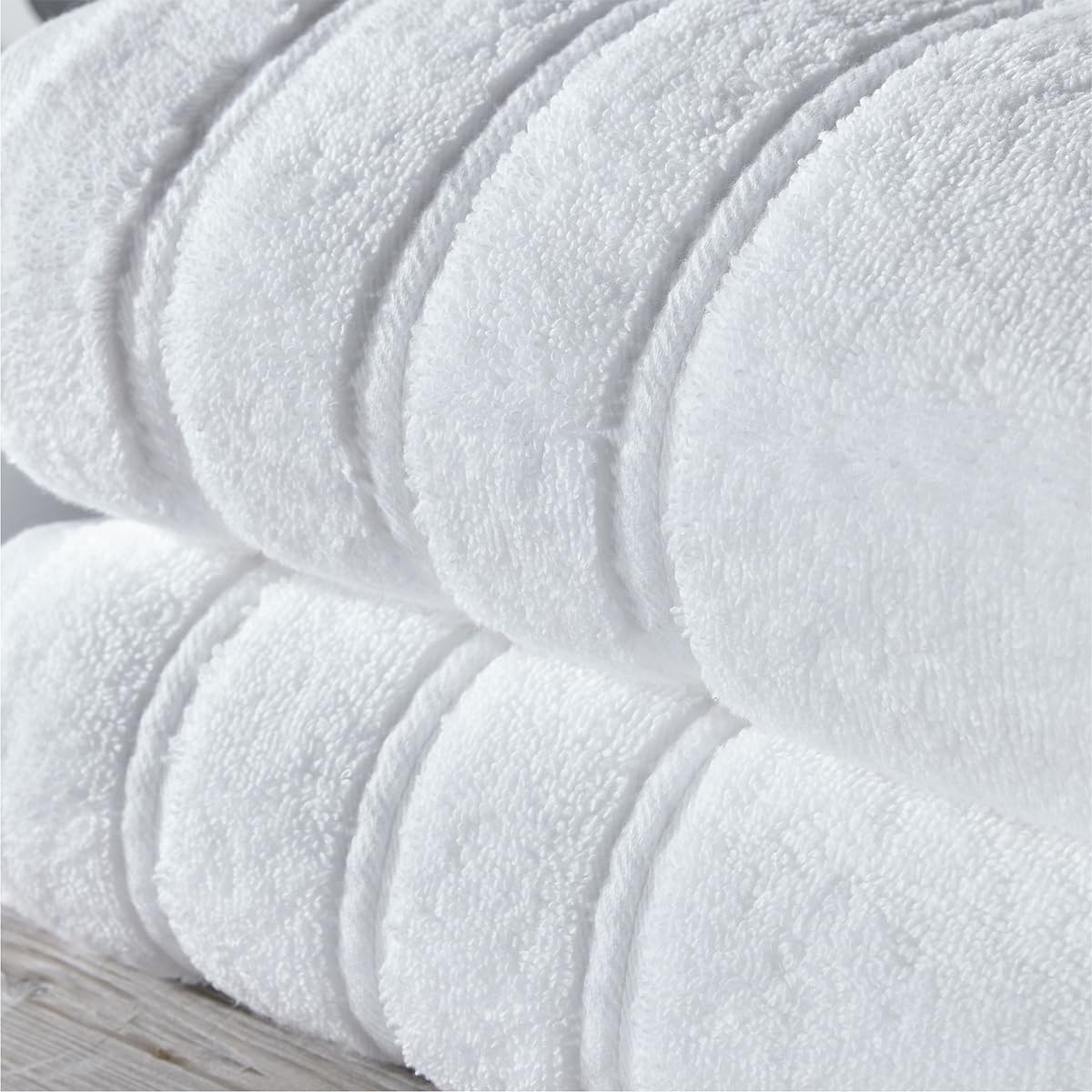 Christy Antalya Bath Sheets Set | 6 Piece | 100% Turkish Cotton | 600GSM | Soft Plush Luxury Towel Set | 2 Bath Sheets 2 Hand Towels 2 Face Cloths