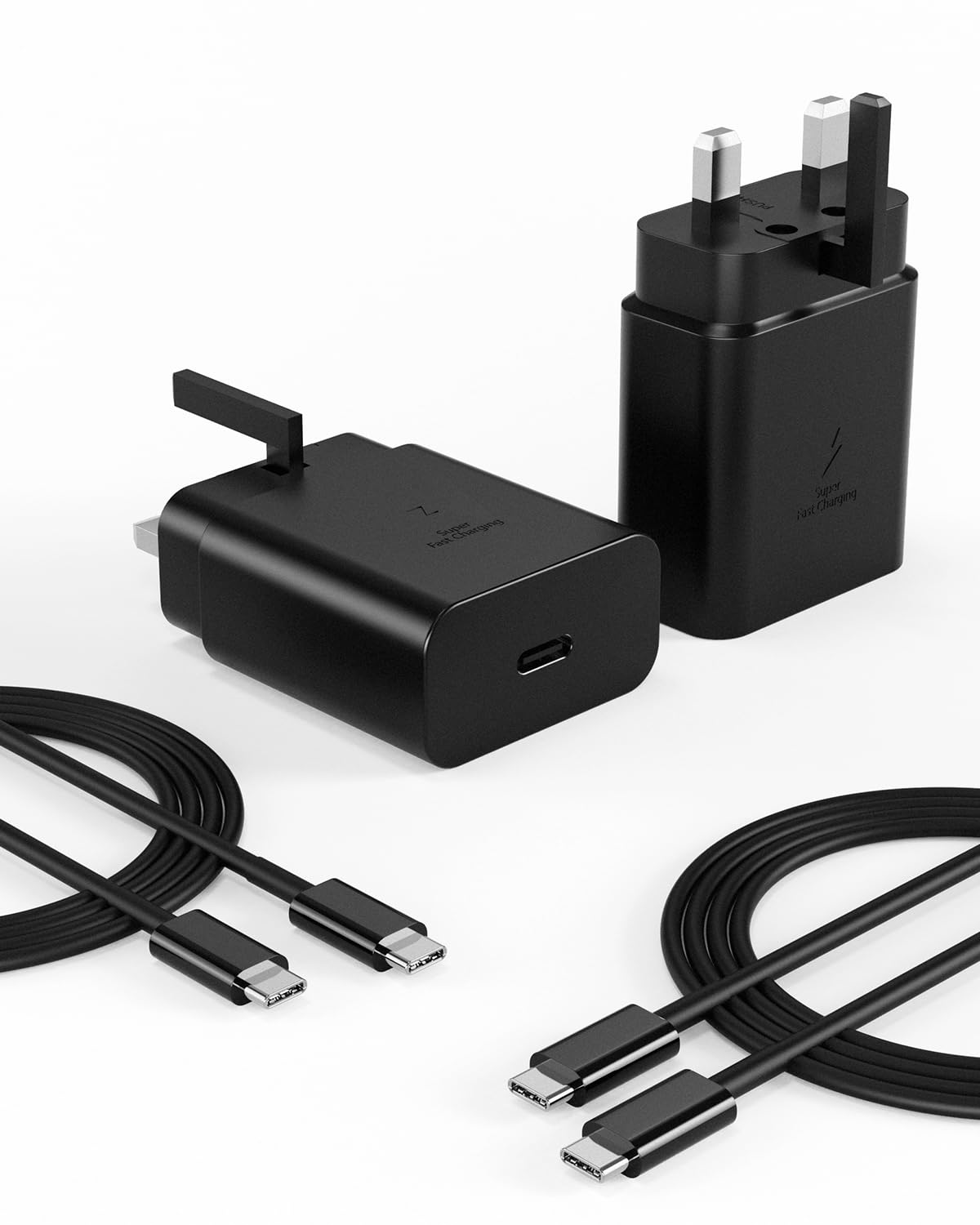Jeestam Super Fast Charger USB C, 2 Pack 45W Fast Charger Plug Compatible with Samsung Galaxy S25 Ultra/S25+/S25/S24 Ultra/S24/S24+/S23 Ultra/S23/S22
