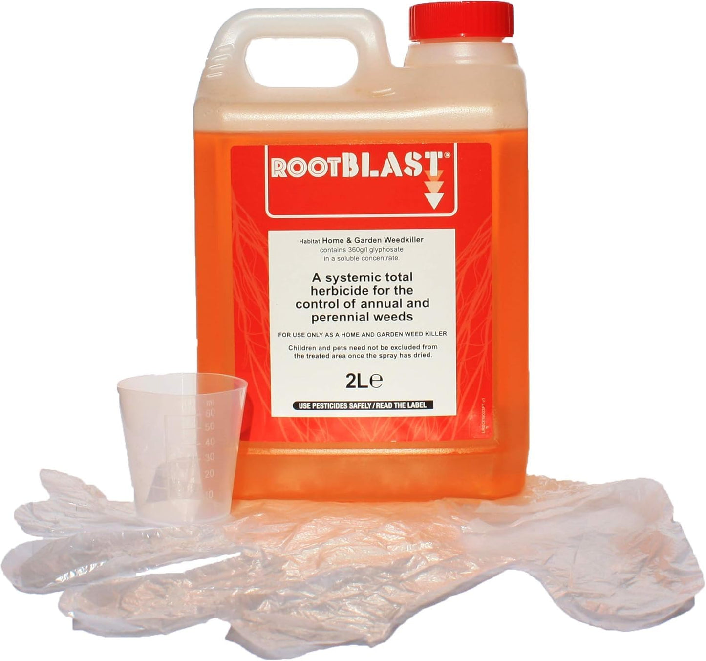 Rootblast | Super Strength Concentrated Total Weed Killer - Super Strength Glyphosate for Effective Weed Control - Kills Weeds down to the their roots