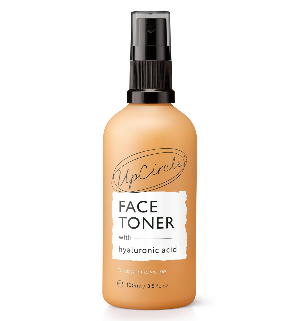 UpCircle Face Toner with Hyaluronic Acid + Salicylic Acid 100ml - for Balancing, Plumping + Soothing - Mandarin Fruit Water, Chamomile Extract +