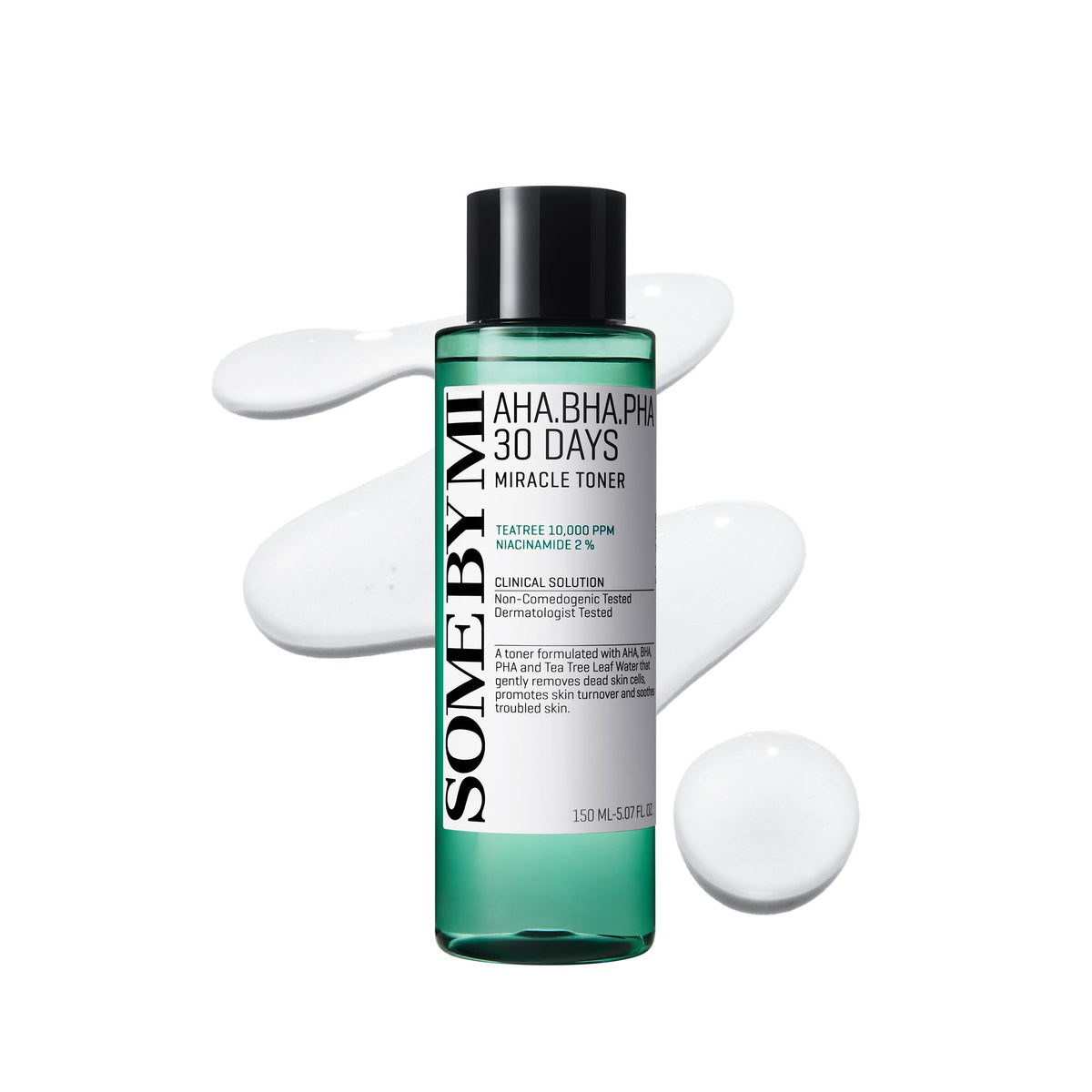 SOME BY MI AHA BHA PHA 30 Days Miracle Toner 150ml ? Exfoliating Face Toner for Acne-Prone, Sensitive Skin ? Pore Minimising, Clarifying, Hydrating