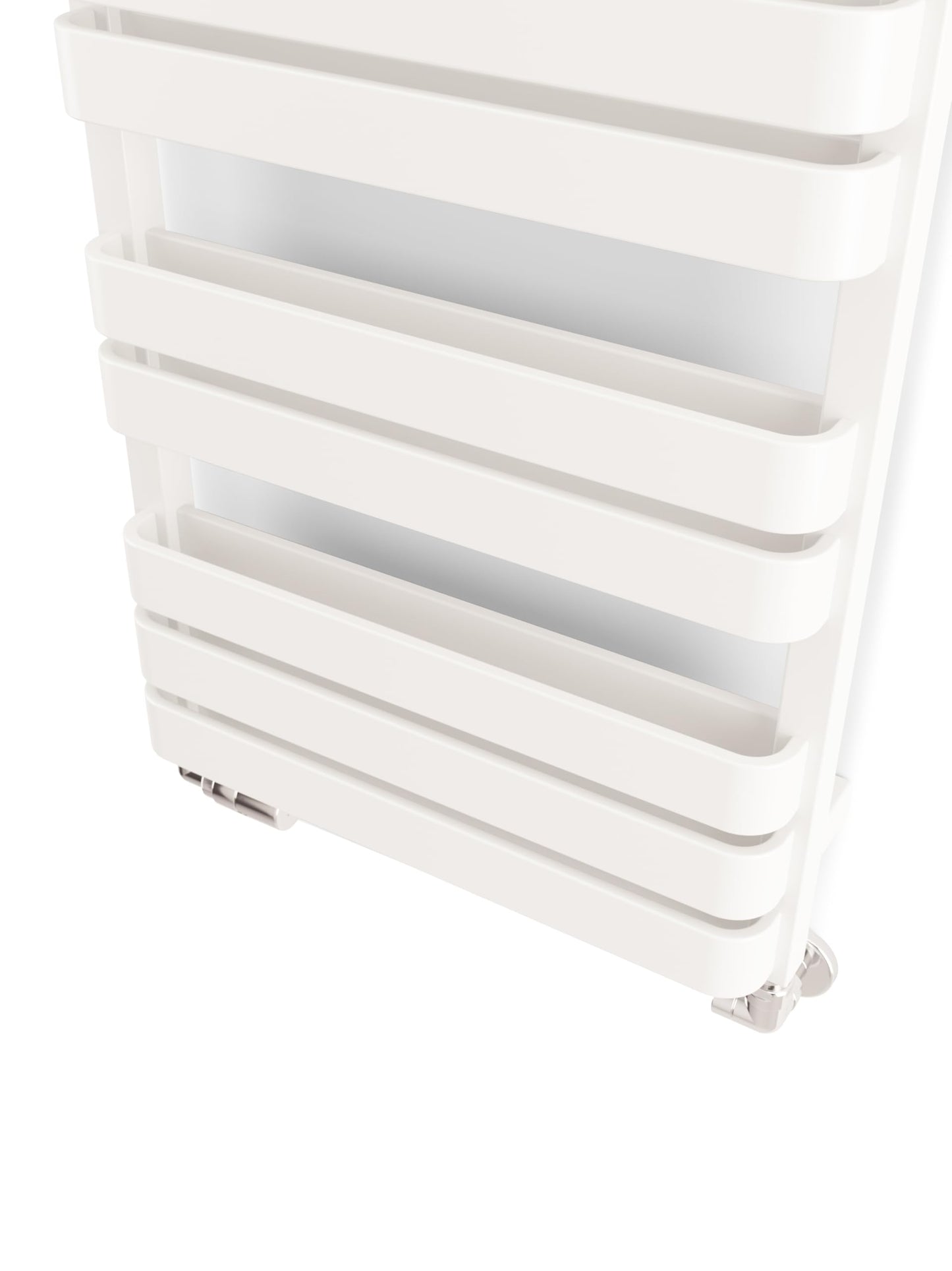 Terma Towel Rail (Cen./Heating), Steel, Soft 9016 (Matt White), 655h x 500w [1569 BTUs t50]
