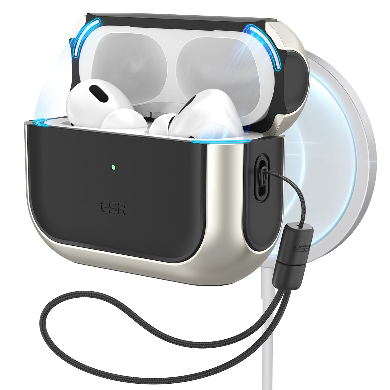 ESR for AirPods Pro 2 Case, Compatible with Airpods Pro Case 2nd / 1st Generation (2023/2022/2019), Compatible with MagSafe, Full Drop Protection