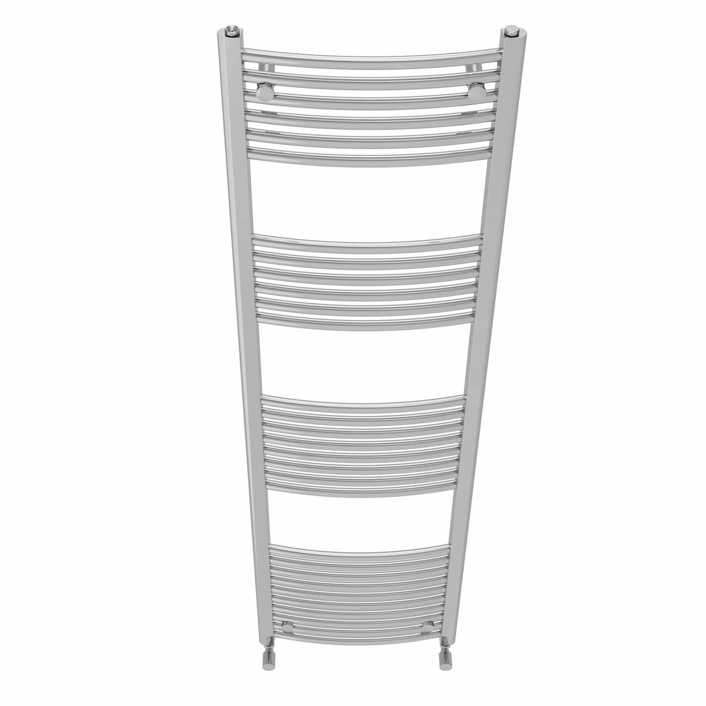 NRG Curved Chrome Bathroom Heated Towel Rail Radiator 1800x500mm