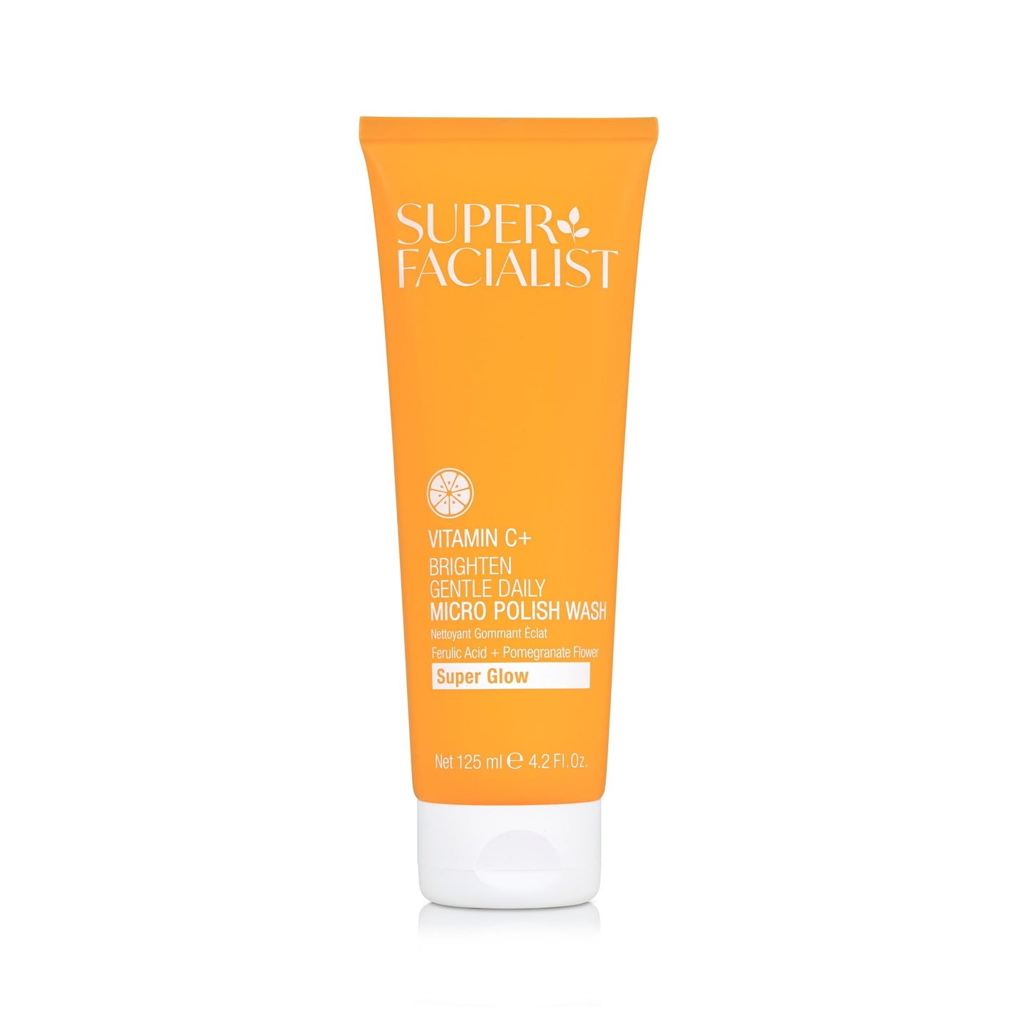 Super Facialist - Vitamin C + Gentle Daily Micro Polish Wash, Face Wash for Removing Dead Cells & Daily Impurities with Biodegradable Micro Beads,