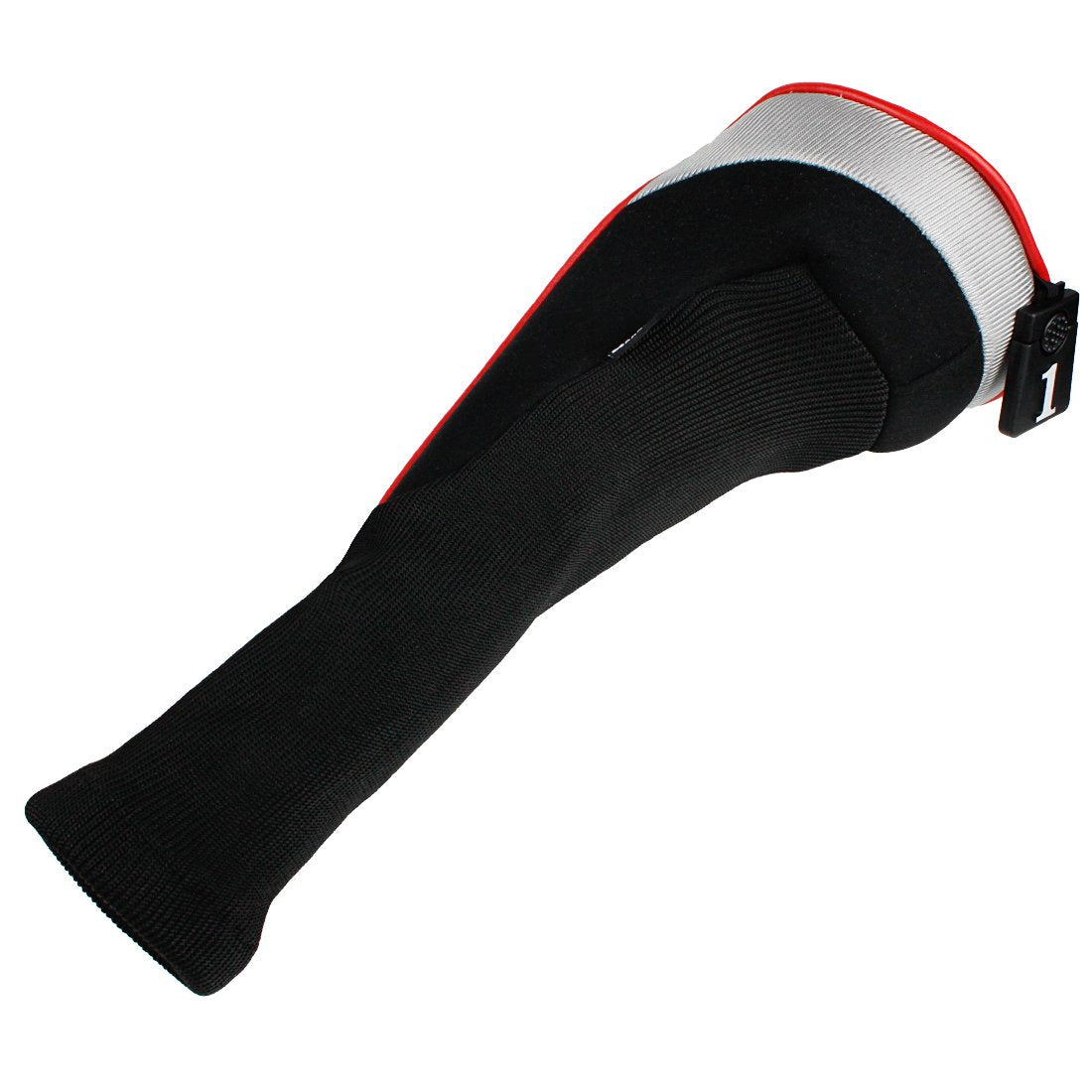 Andux 5pcs/Set Golf 460cc Driver Fairway Wood Club Head Covers Long Neck Black/Red