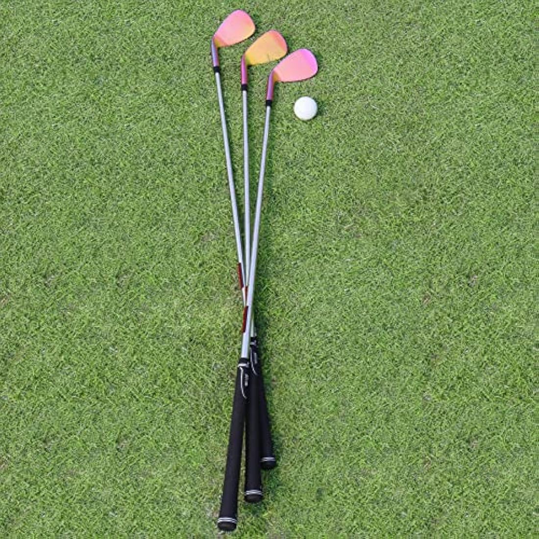 WENGH Golf Wedge Set for Men Right Handed –Including 52 56 60 Degree Golf Wedges-35 inches-Available in Black and Rainbow