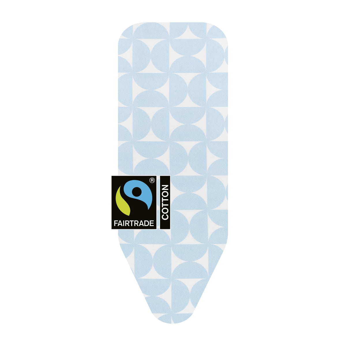 Brabantia Ironing Board Cover C 124x45 cm ? Fresh Breeze | 100% Cotton Top Layer with 8mm Foam Padding for Size C Ironing Boards | Durable, Washable,