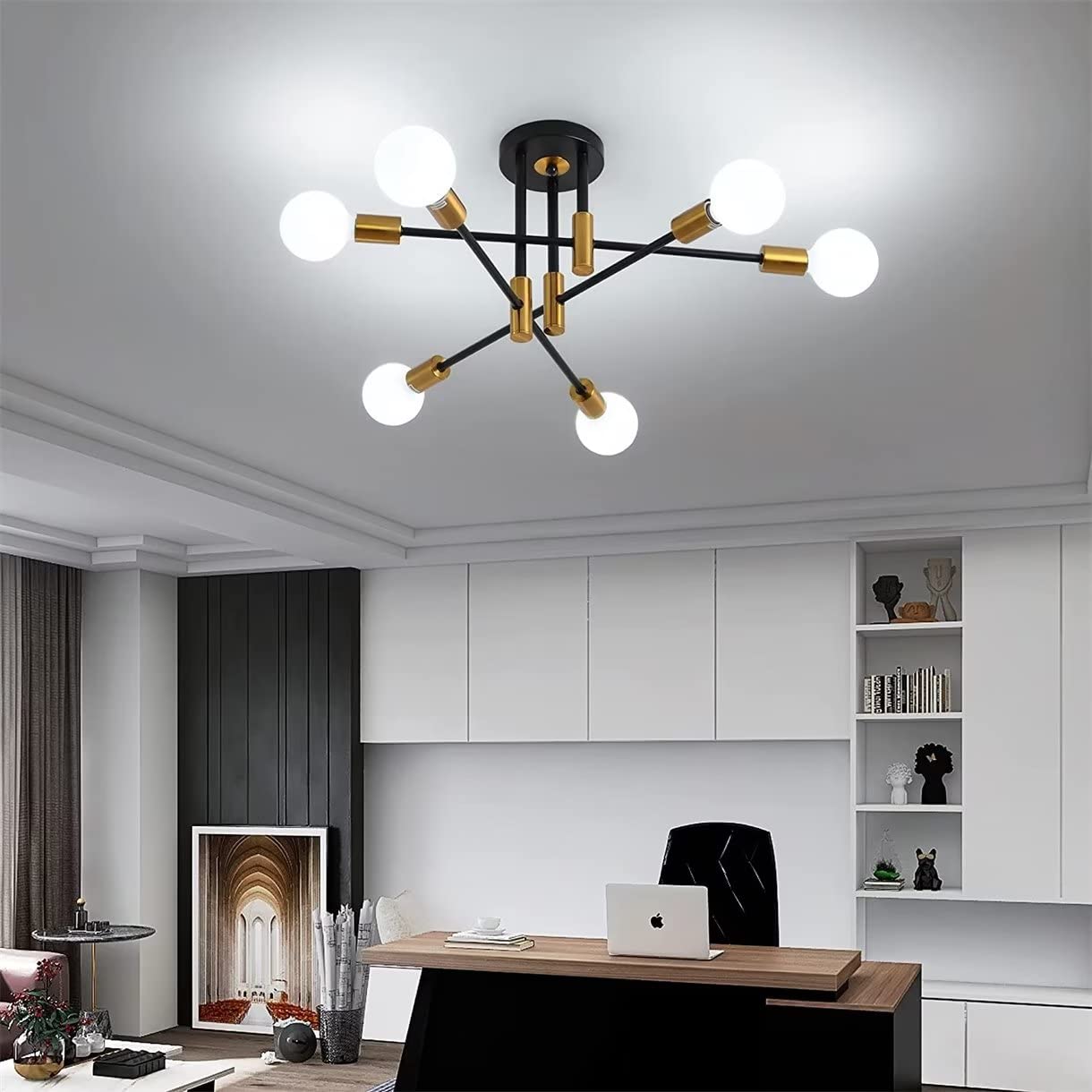 WQCSH Moderne The Minimalist Chandelier Creative Simple Dining Room Living Room Kitchen Office The Bar Decorate Artificial Satellite Modelling Design