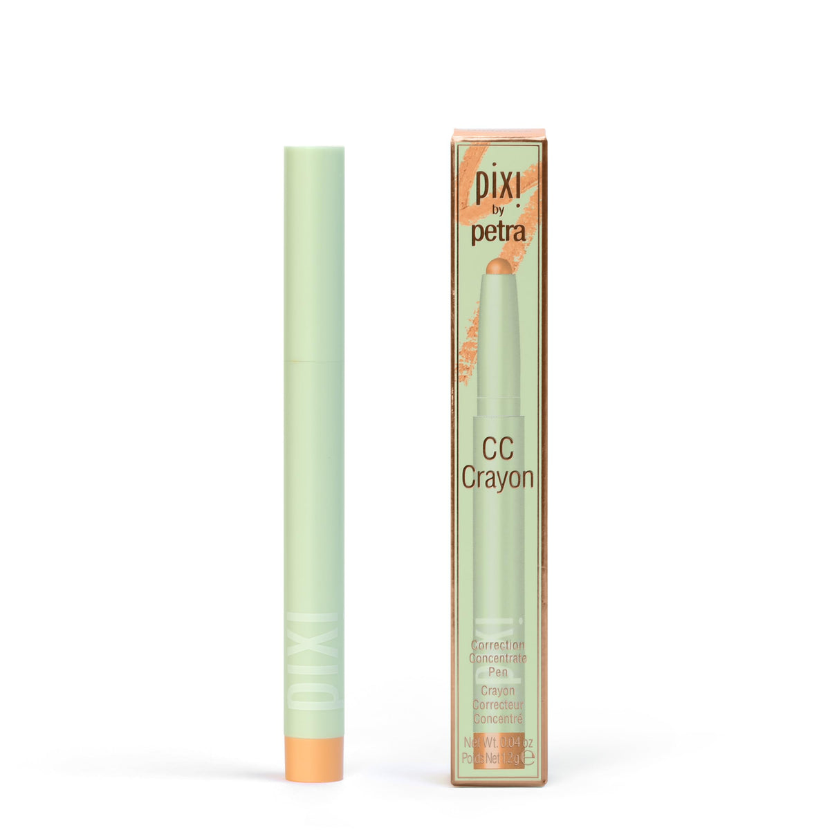Pixi Beauty CC Crayon BYE Undereye, Concentrated Colour Correcting Pencil Concealer, Neutralize Under-Eye Darkness, For Tan to Deeper Skin Tones 1.2g