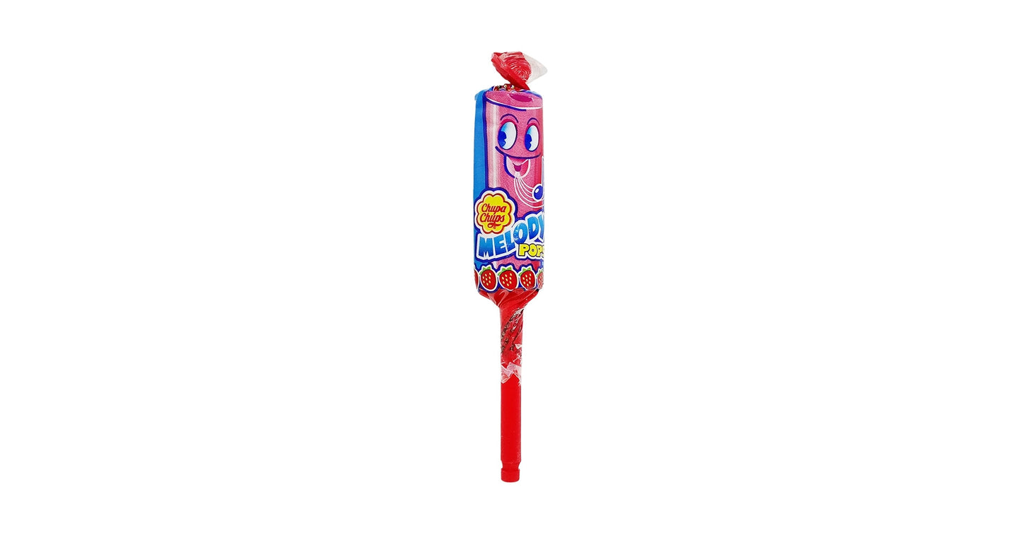 12 x Chupa Chups Melody Pops Strawberry 18G