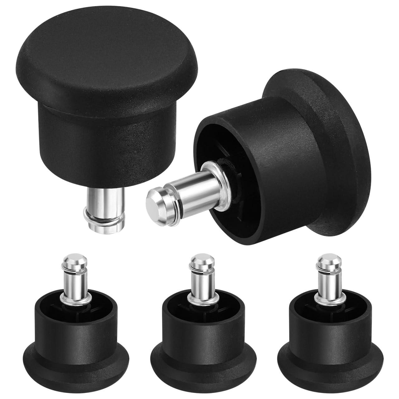 BESPORTBLE 5 Pack Chairs Glide Castors Office Chair Glides Replacement Furniture Floor Gliders for Hard Floors Converts Swivel Caster Chairs to