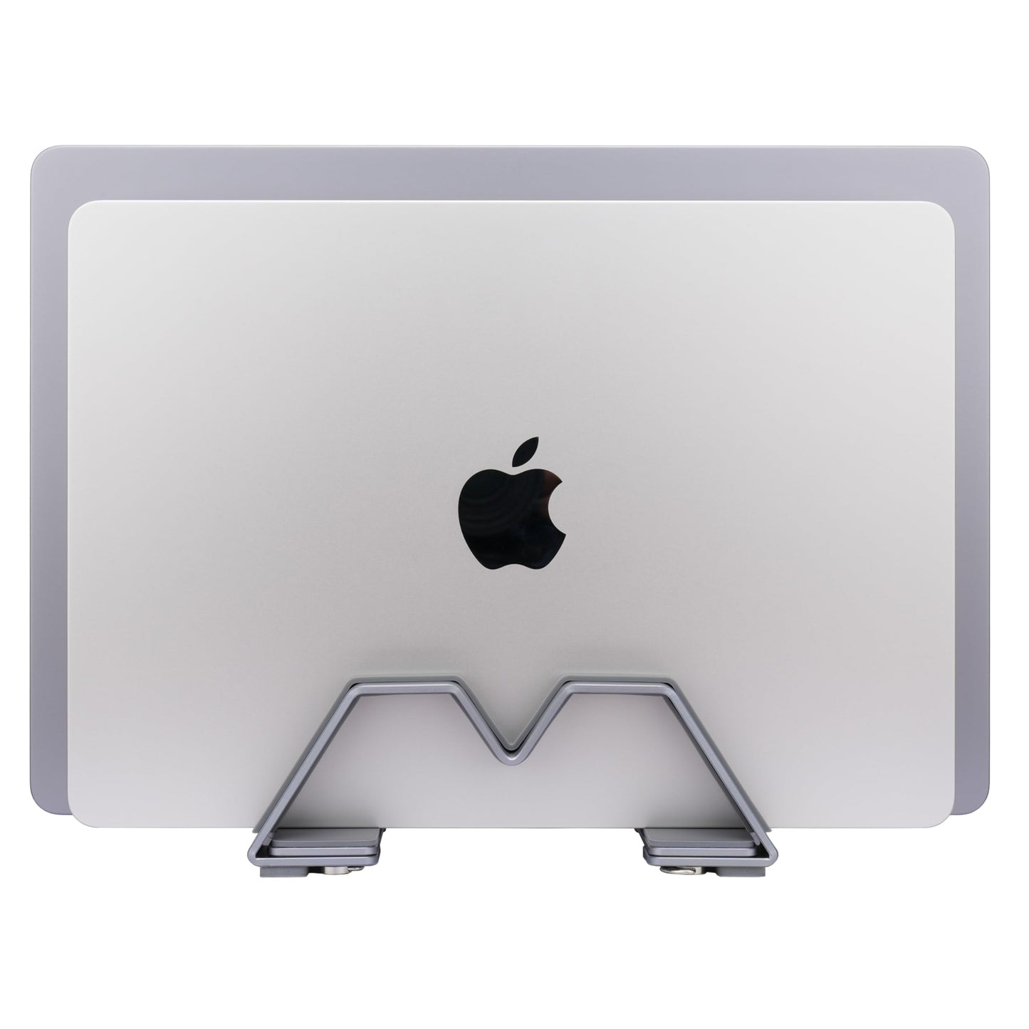 Psitek Adjustable Dual Vertical Laptop Stand Holder - Supports 2 Devices 6061 Aluminum, Universal Fit for All Laptops - Fashion Design