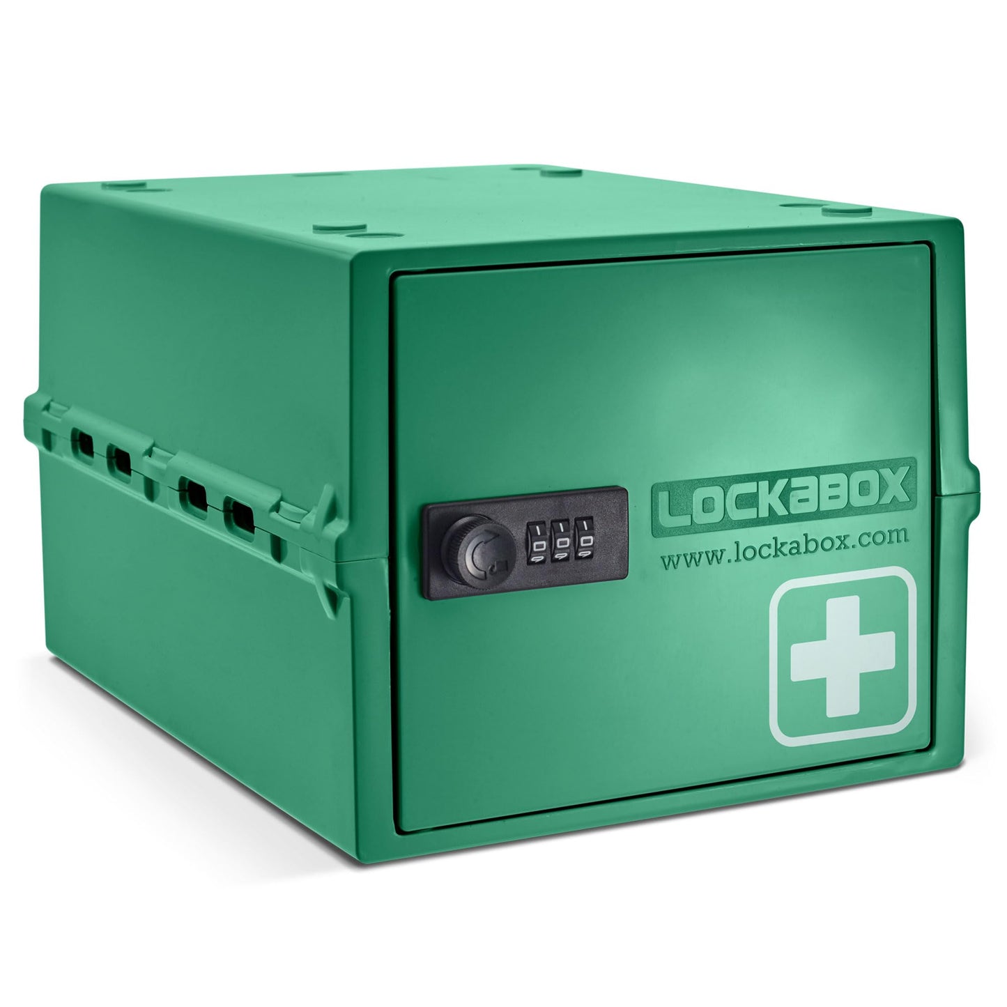 Lockabox One Medi Green | Premium Lockable Medicine Box | 10 Litre Lightweight & Hygienic Medicine Lock Box | BPA-Safe