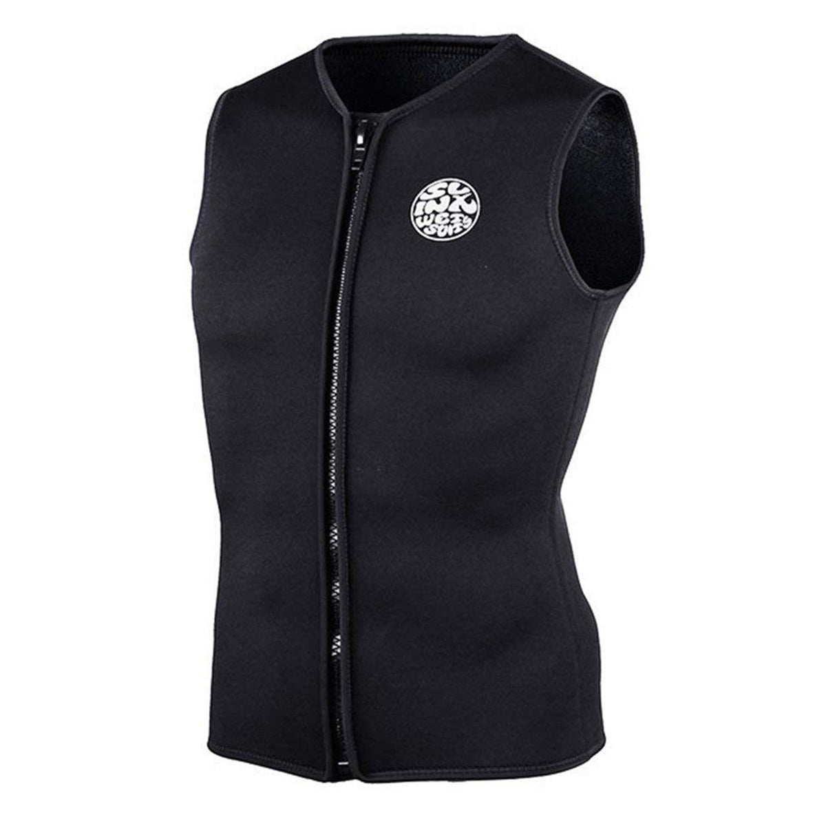PAWHITS Wetsuit Top 3mm Neoprene Thermal Sleeveless Swimming Tops for Men Women Dive & Swim Vest for Surfing Sailing Slimming Sauna Workout