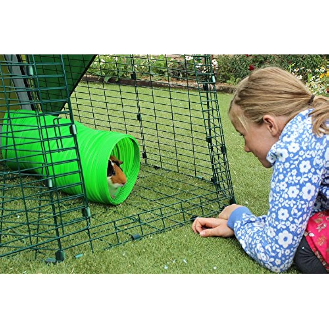 Snugglesafe All Weather Flexible Bunny Warren Fun Tunnel, green (Package may vary)