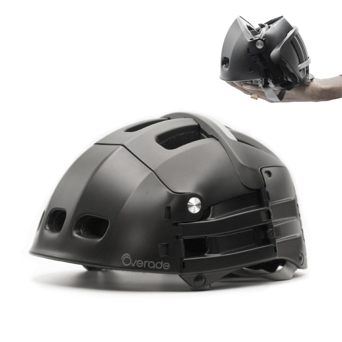 Foldable helmet Plixi Fit - for bike, e-scooter, onewheel, skateboard, e-bike - Meets CE standard, same protection as classic helmet - Volume divided